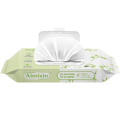 Khăn ướt trẻ em làm từ tre hữu cơ tự nhiên thân thiện với môi trường có thể phân hủy sinh học