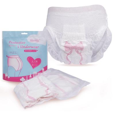  Disposable menstrual sanitary panty underwear